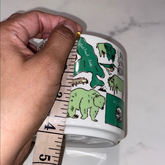 Starbucks Montana Green and White Mug 14 fl Oz - Picture 10 of 10